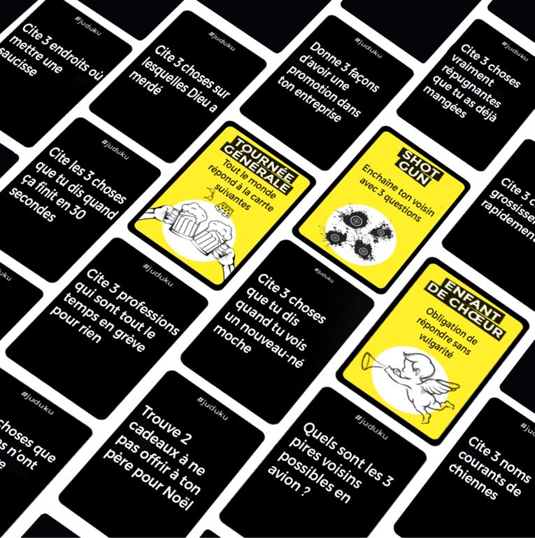 Cartes de jeu Juduku