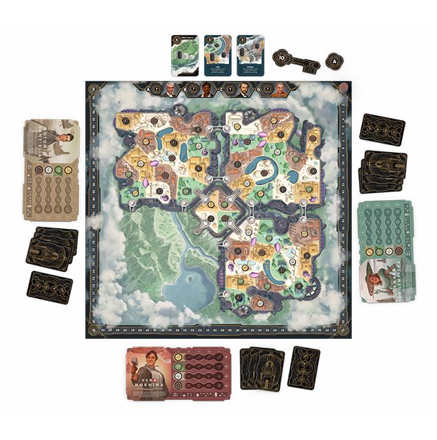 jeu de societe skyrise matériel