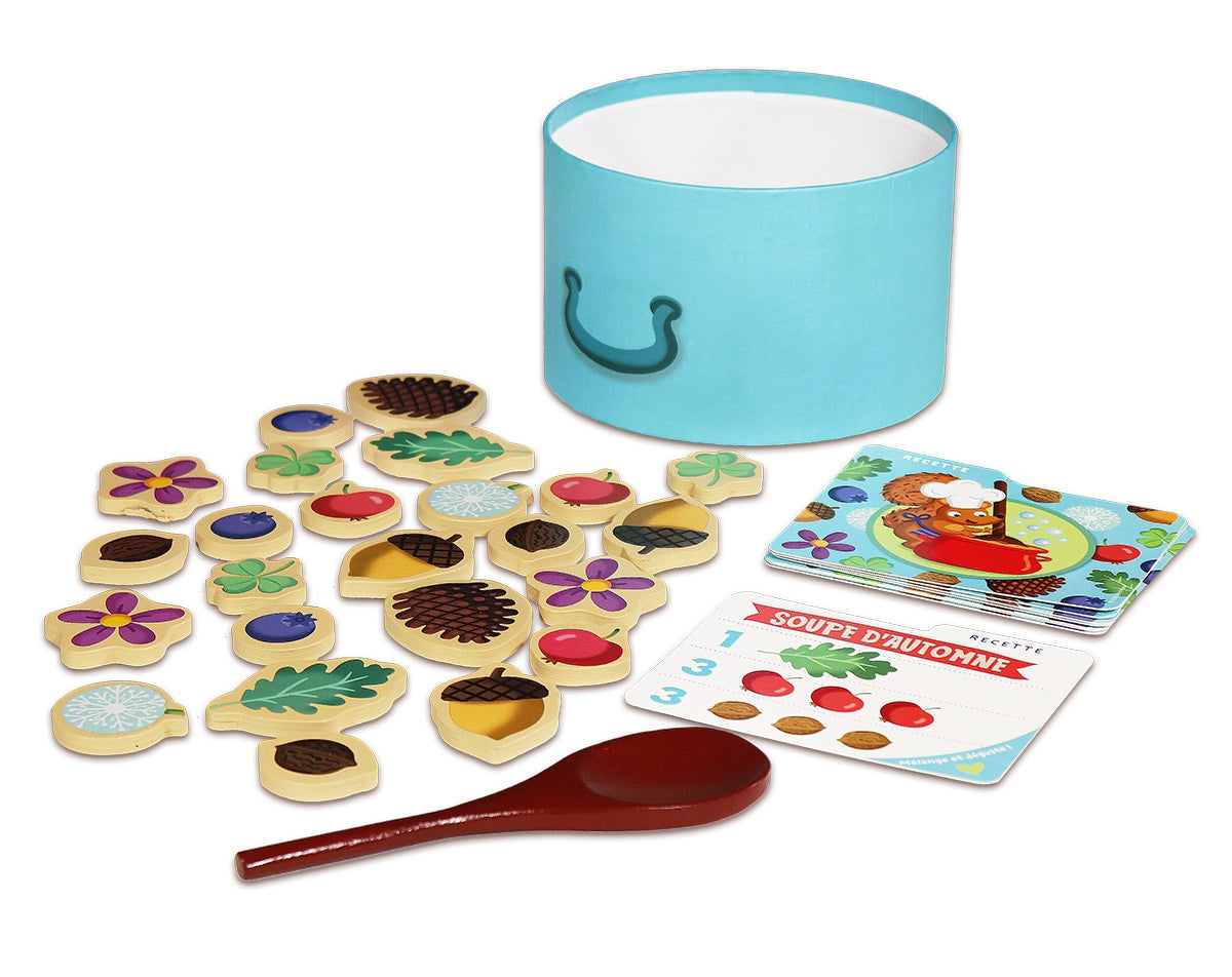 materiel jeu La Soupe des Ecureuils