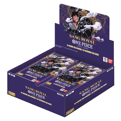 Boite 24 boosters One Piece Sang Royal OP10 ouverte