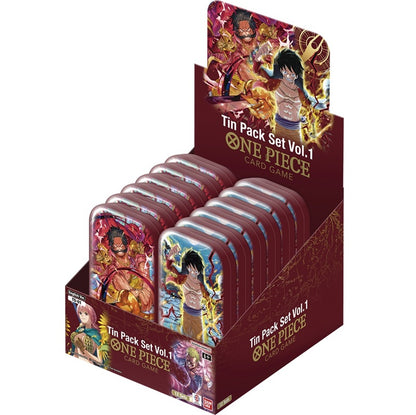 Boite Tin Pack One Piece Vol. 1 ouvert