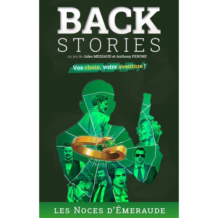 Boite jeu Backstories les noces d'émeraude