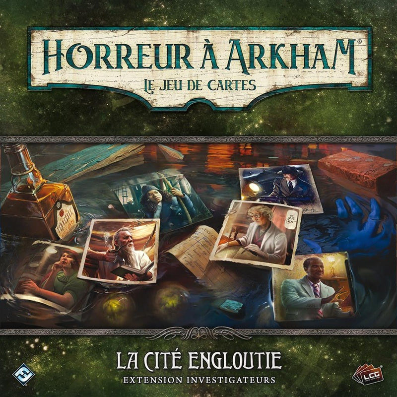Boite jeu JCE Horreur a Arkham La cité engloutie investigateurs