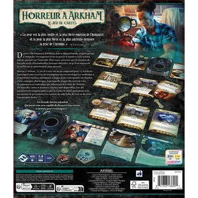 JCE Horreur a Arkham Core Set 2026 dos boite