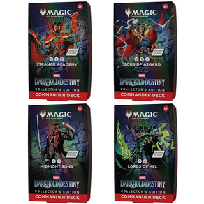 MTG – Marvel: Darkhold Destiny Lot de 4 Decks Commander Collector (EN)
