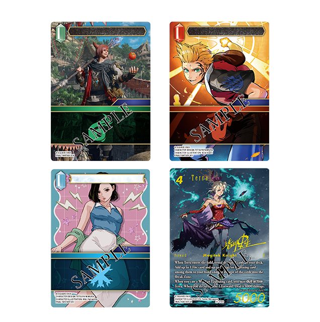 TCG final fantasy Journey of Discovery cartes