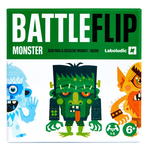 boite jeu battle flip monstres