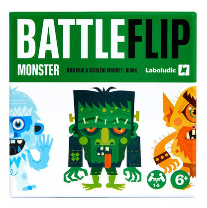 boite jeu battle flip monstres