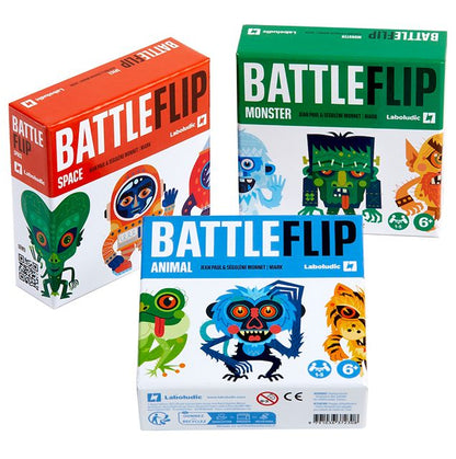 boite jeu battle flip monstres