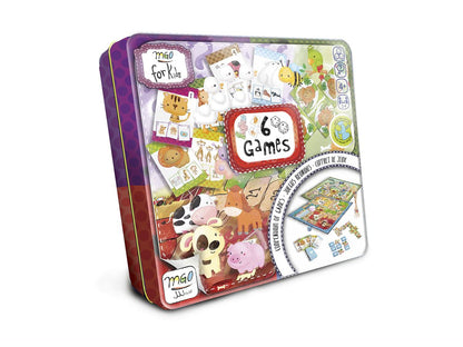 boite jeu 6 Games for Kids
