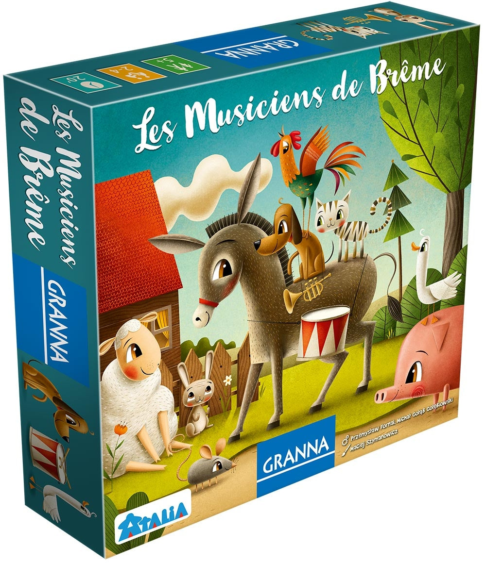 boite jeu Les Musiciens de Breme