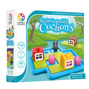 boite jeu Les trois petits cochons Deluxe