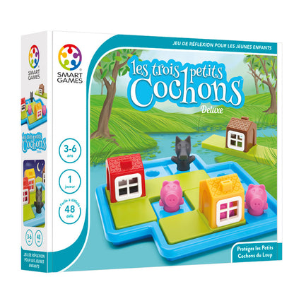 boite jeu Les trois petits cochons Deluxe