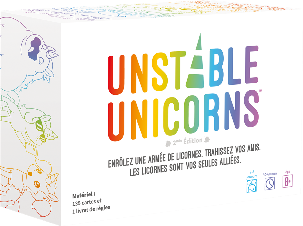 boite jeu Unstable Unicorns