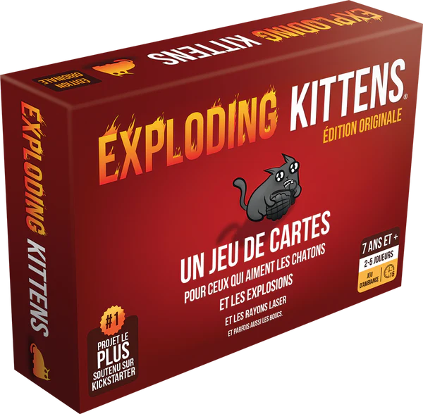 boite jeu Exploding Kittens 