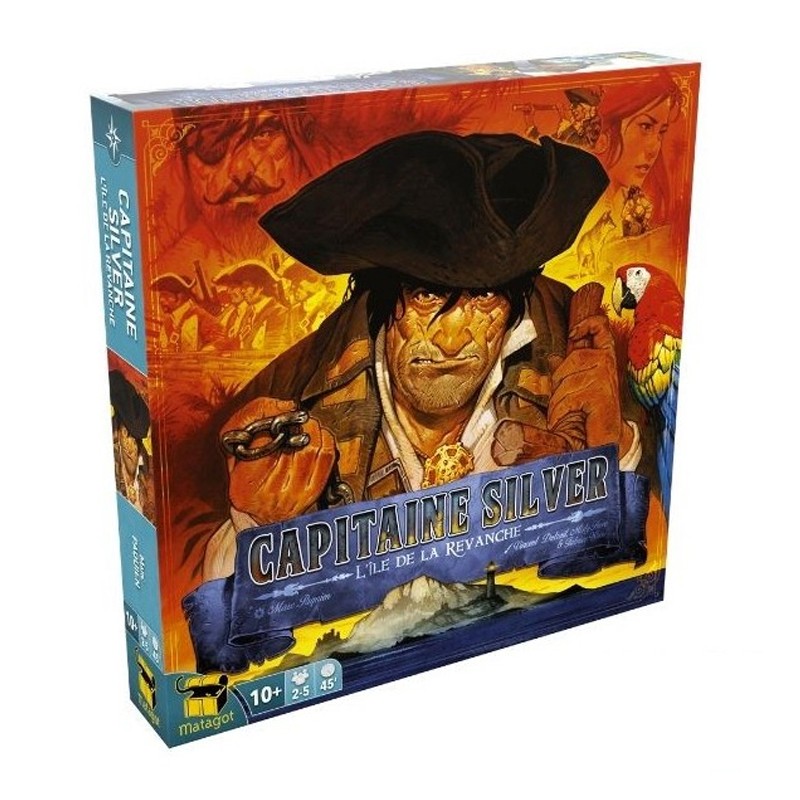 boite jeu l'ile au tresor capitaine silver l'ile de la revanche