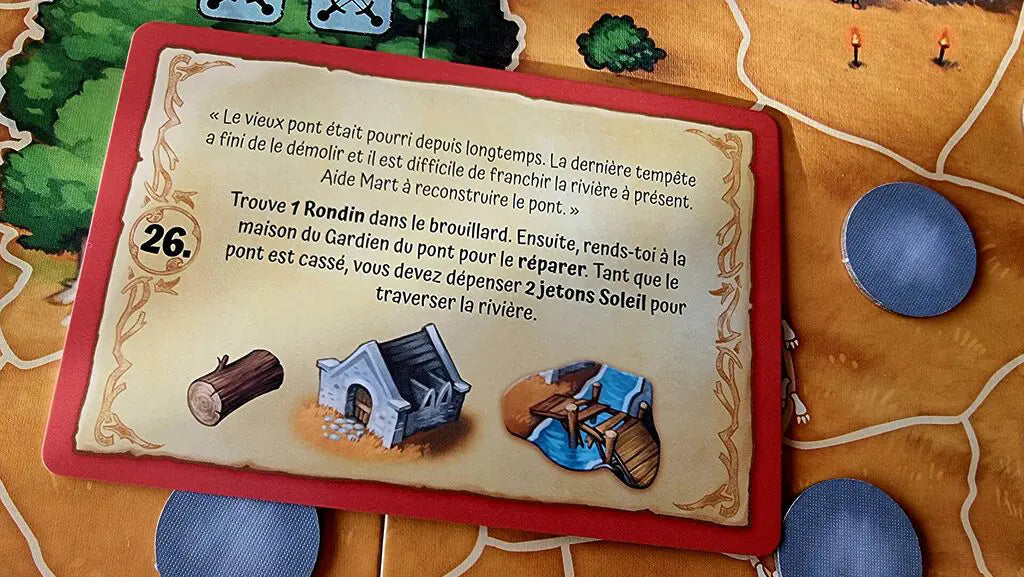 carte jeu Andor Junior Le Danger des Ombres