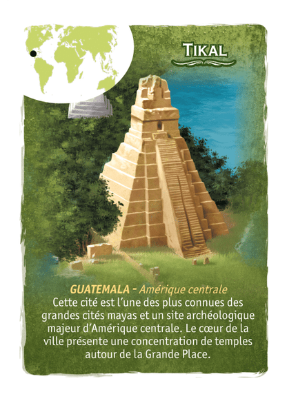 cartes jeu Expeditions Autour du monde