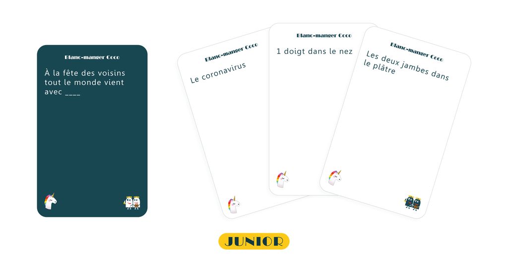 cartes jeu blanc manger coco junior maitresse
