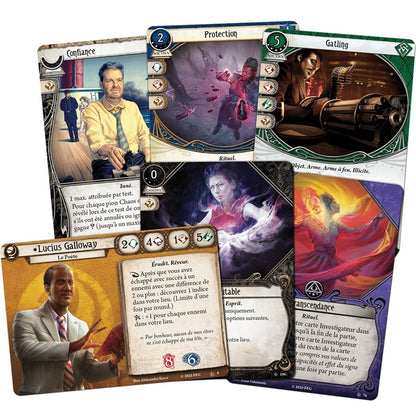 cartes jeu JCE Horreur a Arkham La cité engloutie investigateurs