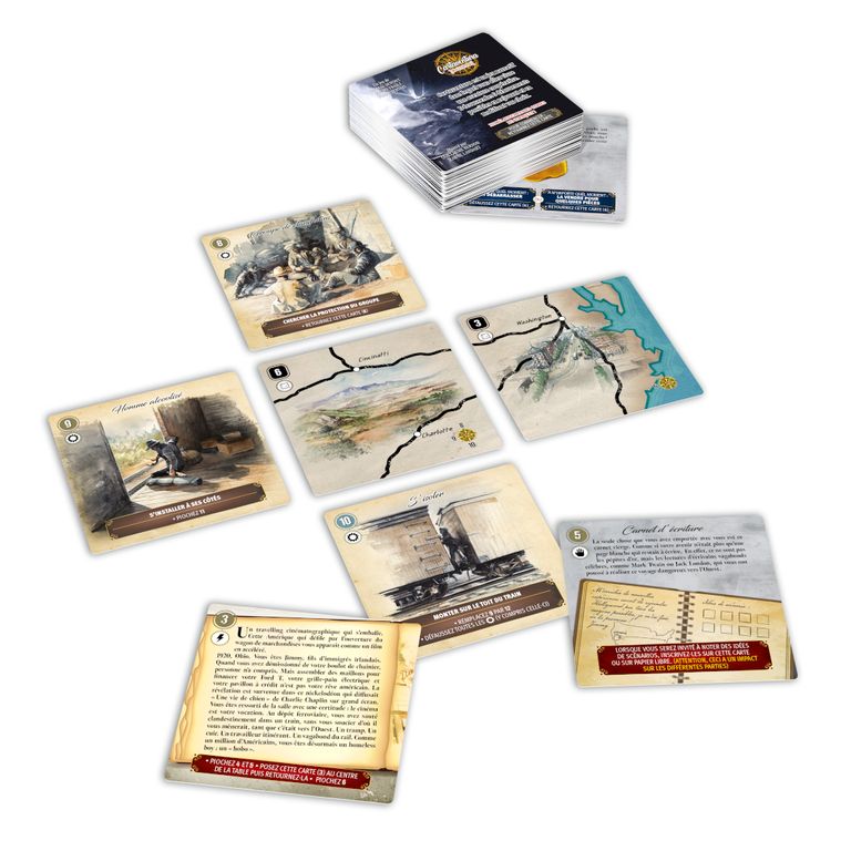 cartes boite jeu Cartaventura Hollywood