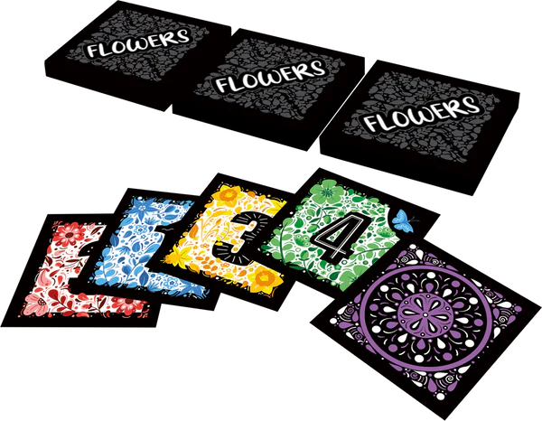 cartes jeu Flowers