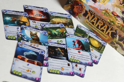 cartes jeu Les Ruines Perdues De Narak La Mission Disparue