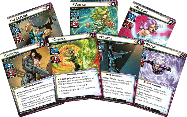 cartes jeu Marvel Champions Next Evolution
