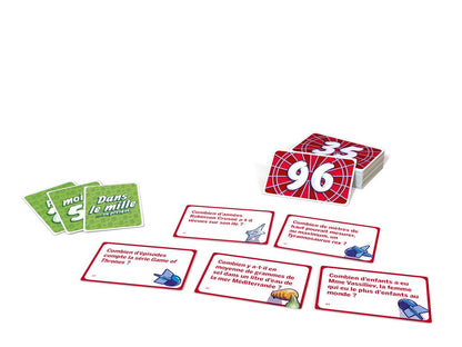 cartes  jeu Zero à 100