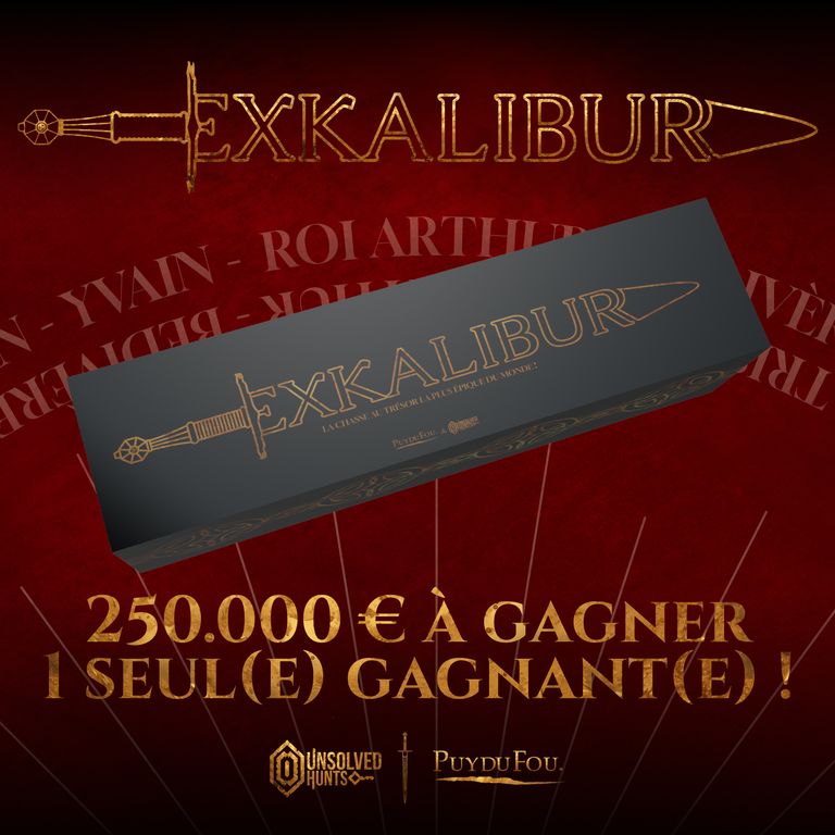 chasse au tresor exkalibur Puy du fou