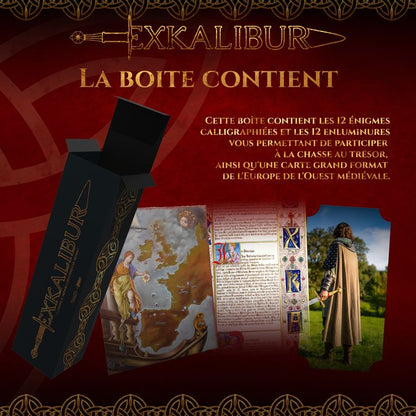 coffret jeu Exkalibur contenu
