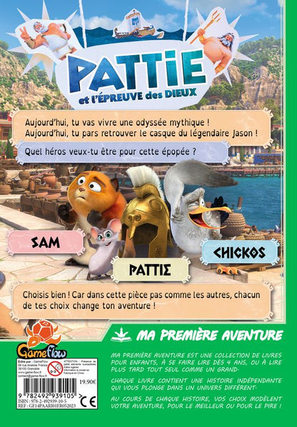 couverture livre aventure Pattie