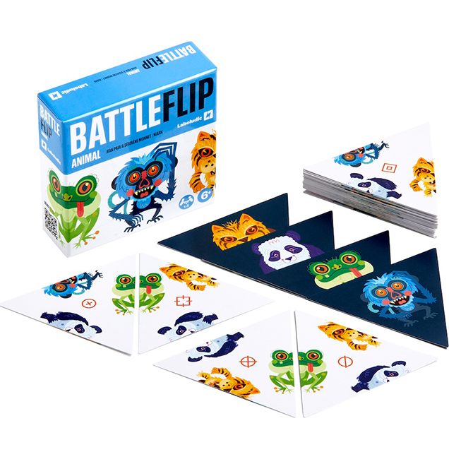 détails jeu battle flip animal