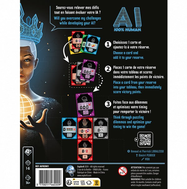 dos boite jeu AI 100 Human