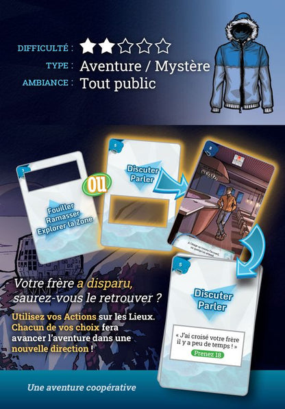 dos boite jeu Backstories Seule Sous La Glace