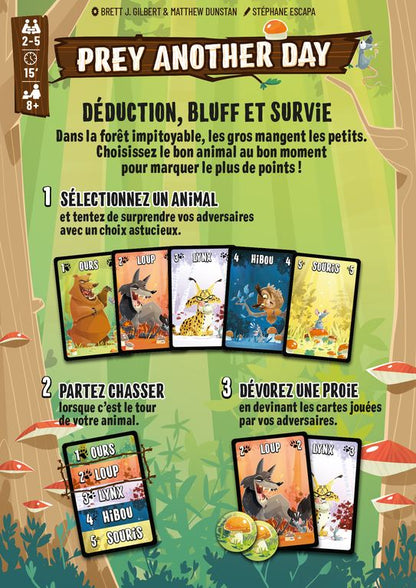 dos boite jeu Prey Another Day