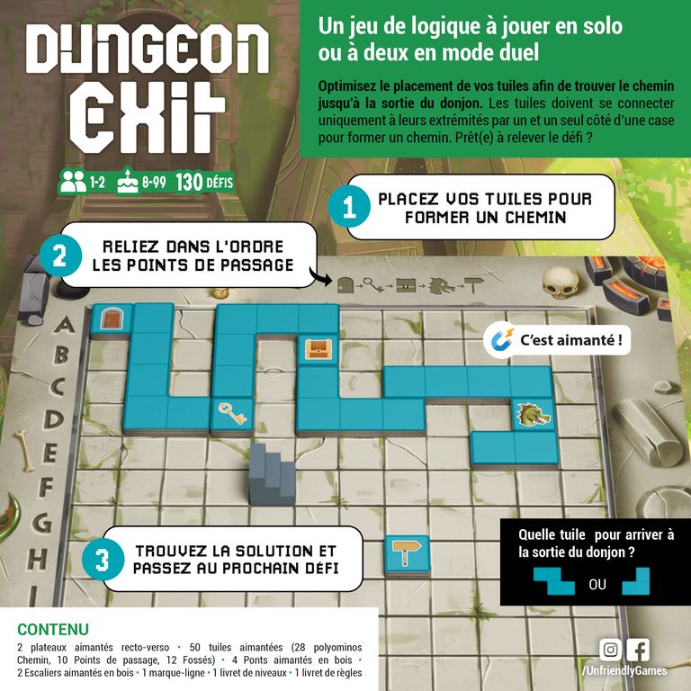 dos boite jeu dungeon exit