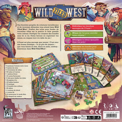 dos boite jeu wild tiled west
