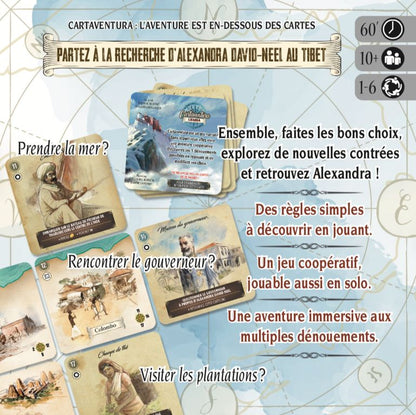 dos de boite du jeu Cartaventura Lhassa