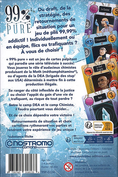 dos boite jeu 99%Pure