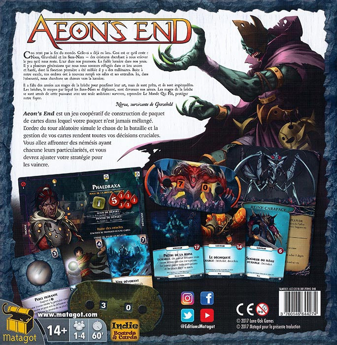 dos boite jeu Aeon's end