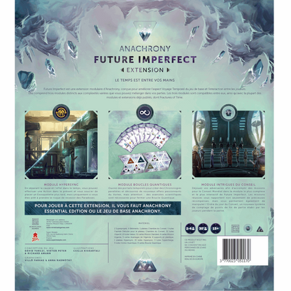dos boite jeu Anachrony future imperfect