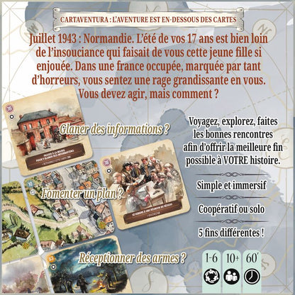 dos boite jeu Cartaventura Resistance