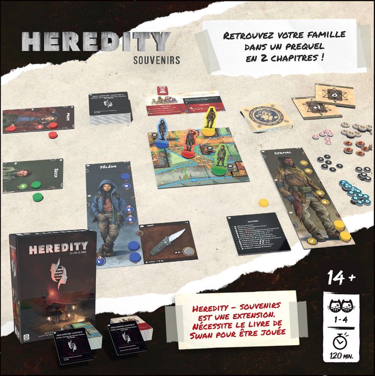 dos boite jeu Heredity Souvenirs