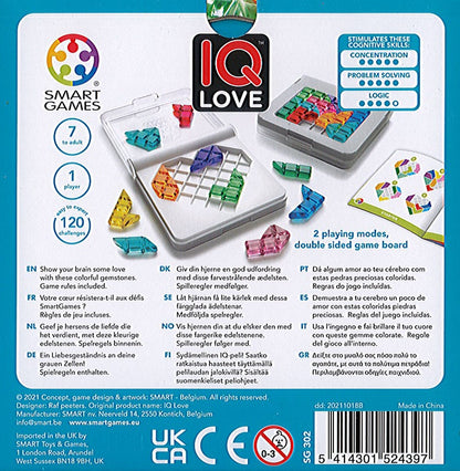 dos boite jeu IQ Love