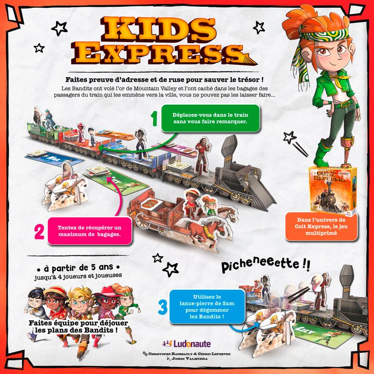 dos boite  jeu Kids Express