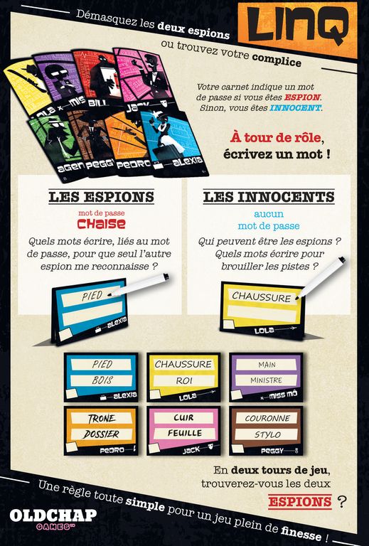 dos boite jeu Linq