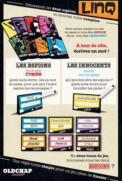 dos boite jeu Linq