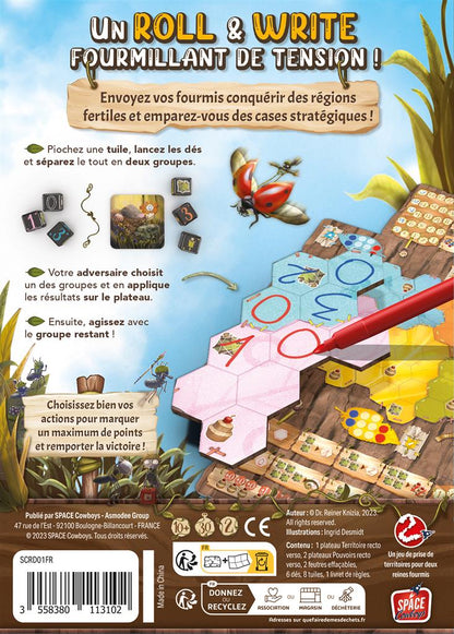 dos boite jeu Marabunta