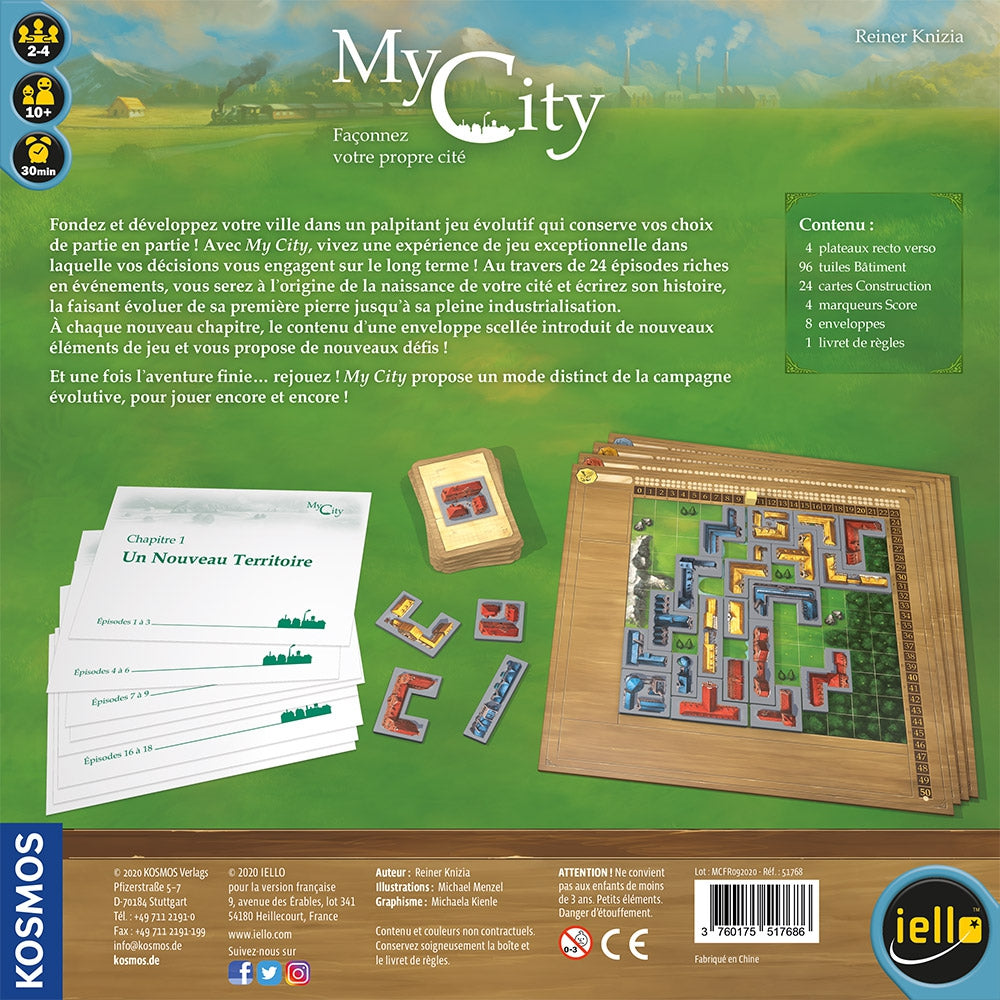 dos boite jeu My City